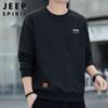 JEEP SPIRIT Men's Waffle Knit Long Sleeve Sweatshirt