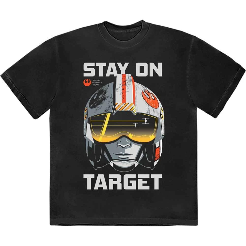 Star Wars Stay On Target T-Shirt Black New XL