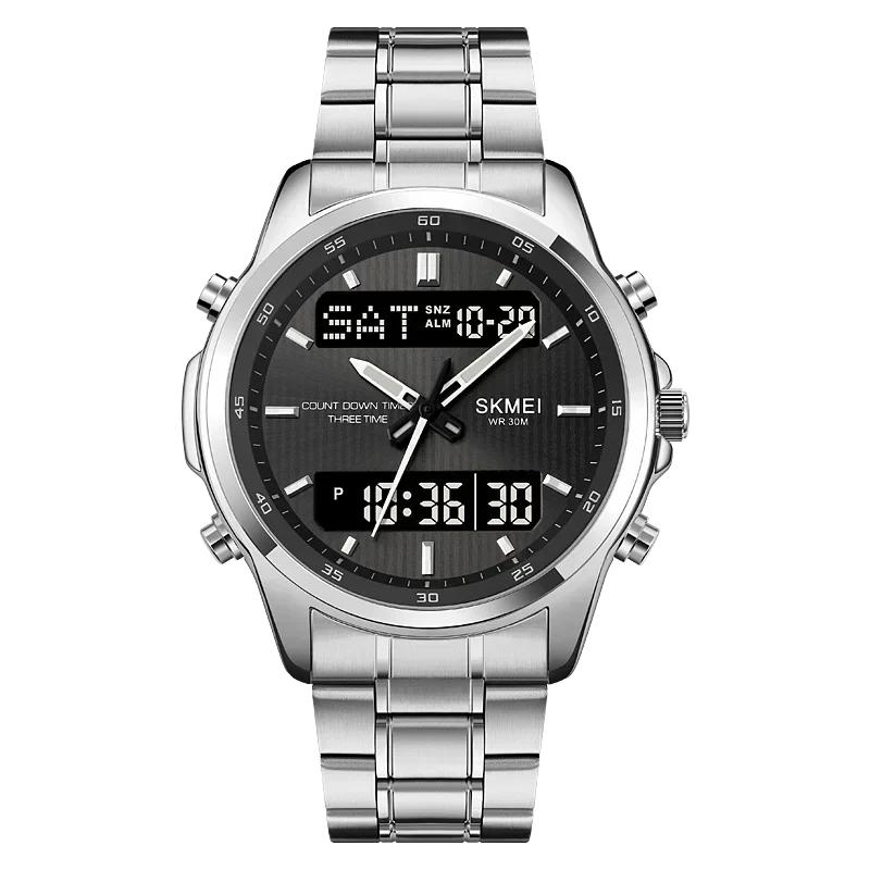 Skmei 2049 Backlit Sport Waterproof Alarm Clock 3 Time Men's Watch Countdown Timer Digital Watch Fashion Watches