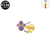 Titanium G23 Internal Thread T-shaped Lip & Ear Cartilage Stud
