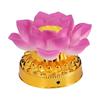 Seven-Color LED Lotus Lamp: Dual-Power Buddha Offering Light with Everlasting Seven Stars Illumination