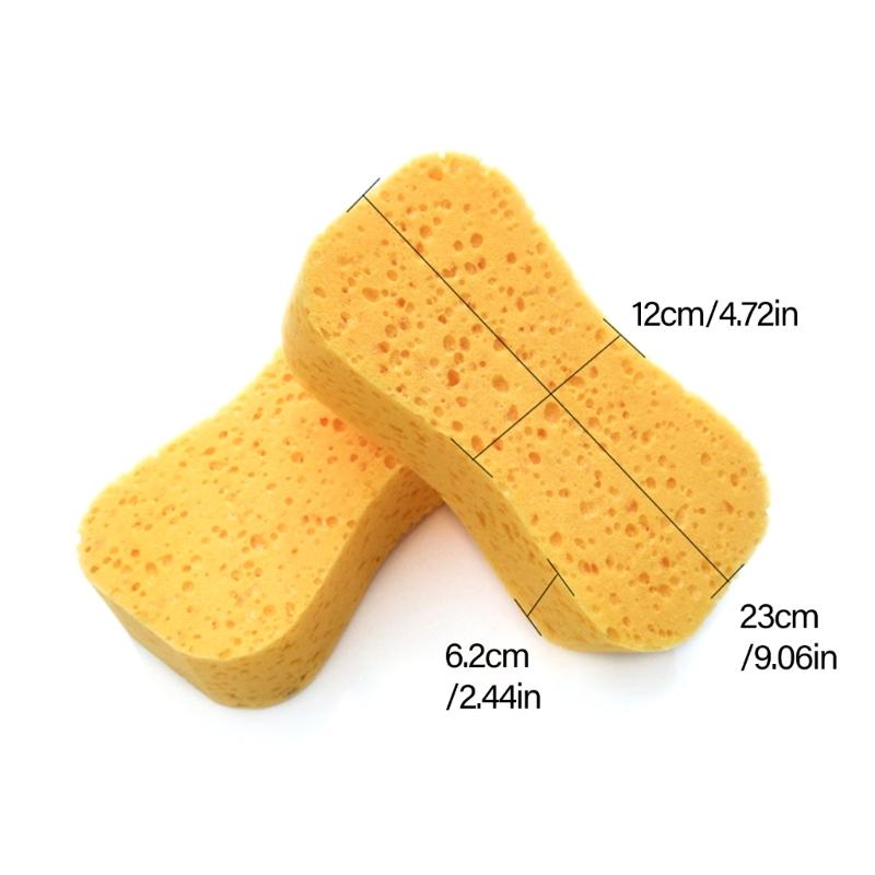 Car Yellow Sponge For Washing Window Anti Scratch Technology Perfect For Wheels Windscreen And Bodywork Cleaning Washing