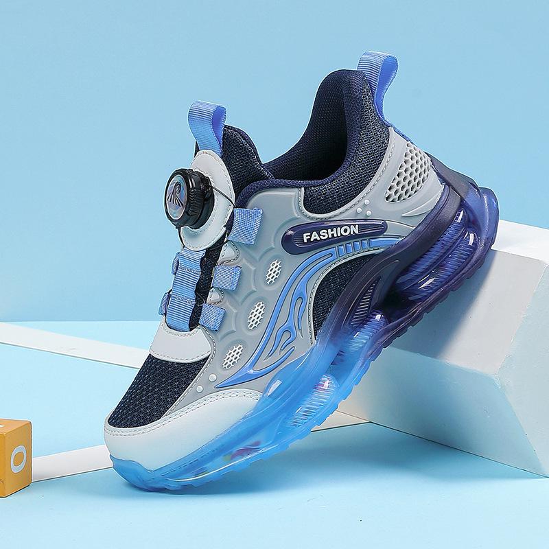 Breathable Boys' Sports Shoes: Mesh Running & Basketball Sneakers for Toddlers