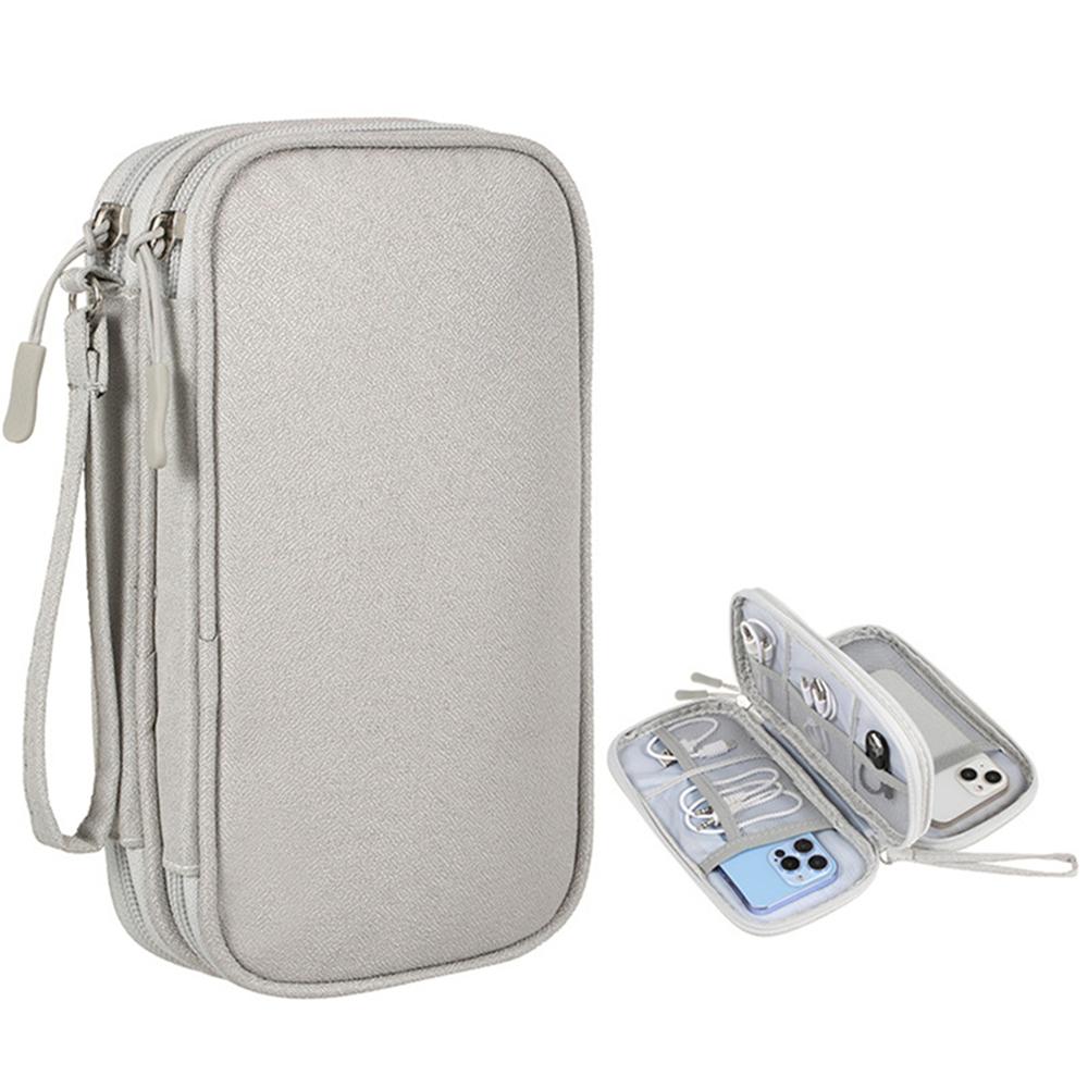1PC Portable Digital Product Storage Bag USB Data Cable Organizer Headset Charging Treasure Box Bag