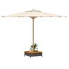 Vidaxl Osłona Na Podstawę Parasola Ogrodowego, Czarna, 70X70X25 Cm