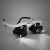Head-mounted Magnifier Glasses with LED Light