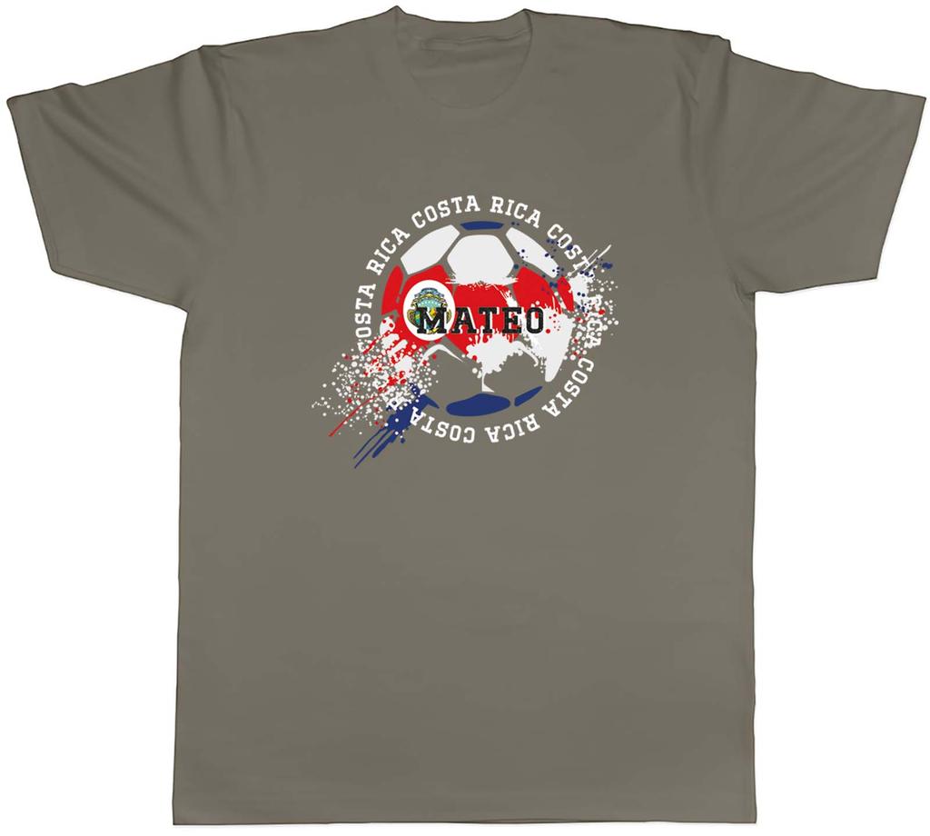 Personalised Costa Rica Football Sports Unisexs Unisex TShirt Tee Gift