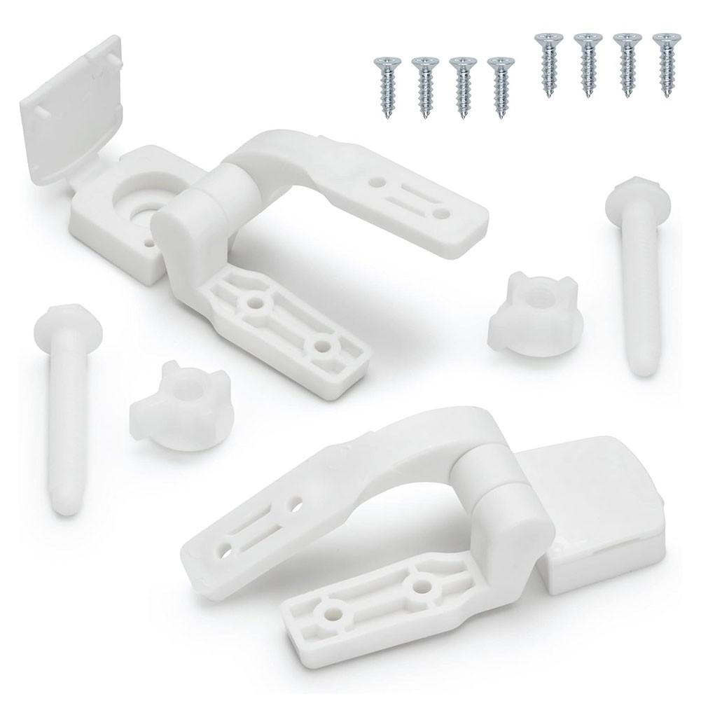Durability Plastic White Easy Install Package Content Pair