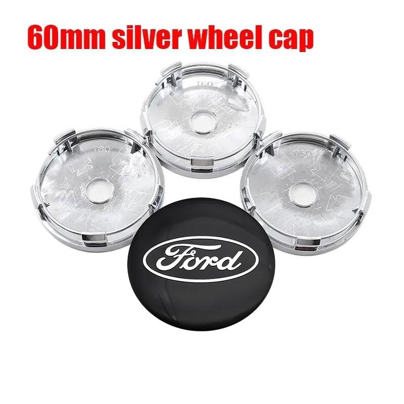 4pcs 3D 56mm 60mm 65mm 68mm Ford logo car emblem Wheel Center Hub Cap auto Rim refit dust-proof badge covers sticker accessories
