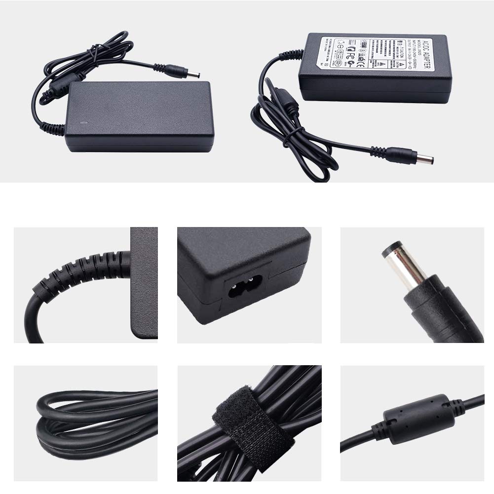 9V 2A Compatible Power Supply for Roland GR-55, GT-10, SP-404, SPD-SX, FP-4, AX-09, TD-3466V8911, Electronic Drums, Samplers, Keyboards, Audio