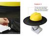 Casco di sicurezza riflettente per edilizia, protezione per il collo, casco parasole, strisce riflettenti, kit di protezione solare estiva, prevenzione delle scottature