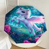 1PC Unicorn Umbrella-8-Rib Reinforced, Automatic Open, Lightweight & Durable, Fashion Accessory for Outdoor, J0399