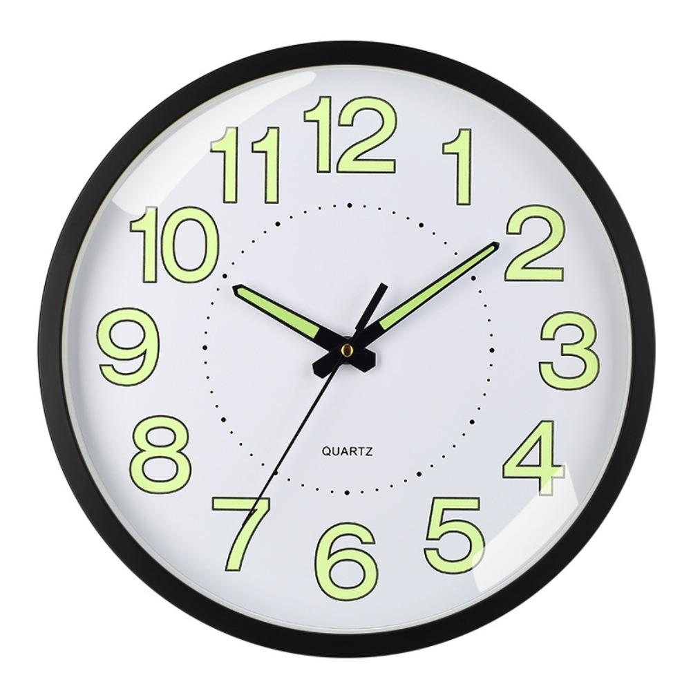 Non-Ticking Luminous Wall Clock Silent Wall Time Clock Minimalist Night Light Hanging Clock  Shops