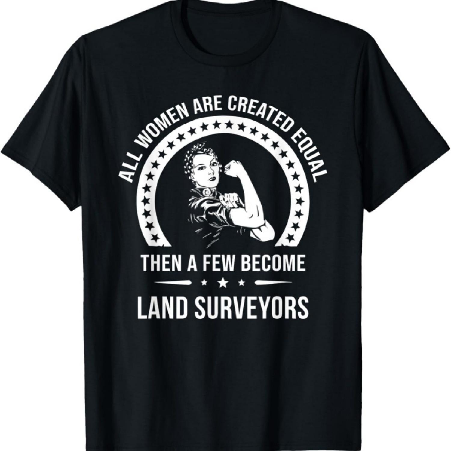 Land Surveyor Shirts for Women  Land Surveyor T-Shirt XXXXXL чёрный