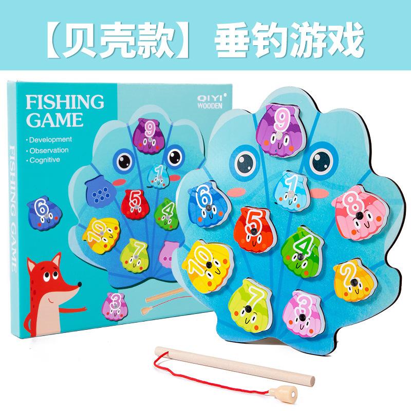 

Children S Early Education Puzzle Various Scenarios Magnetic Fishing Toys Enlightenment Digital Cognitive Matching Game