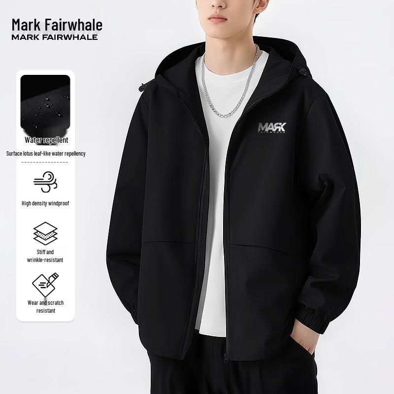 Mark Fairwhale Men s Hooded Windproof Waterproof Jacket XL