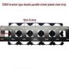 32650 Battery Connector: 2P Nickel-Plated Steel Strip, Type 32140/33140 Bracket, 34.5mm Spacing, 0.2/0.3mm Thickness