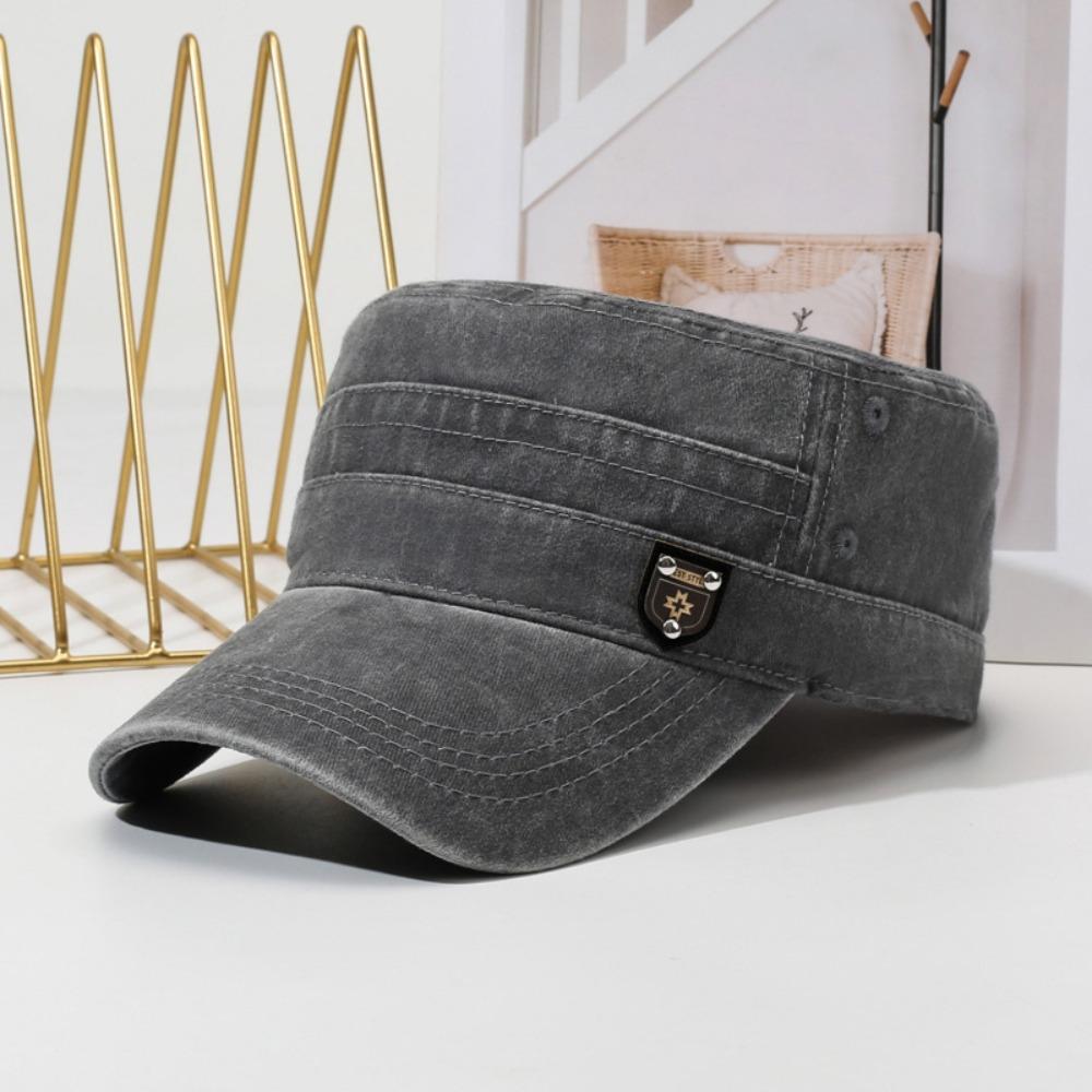 Casual Baseball Cap Polyester Peaked cap Fashion Sun Hat Men Women серый