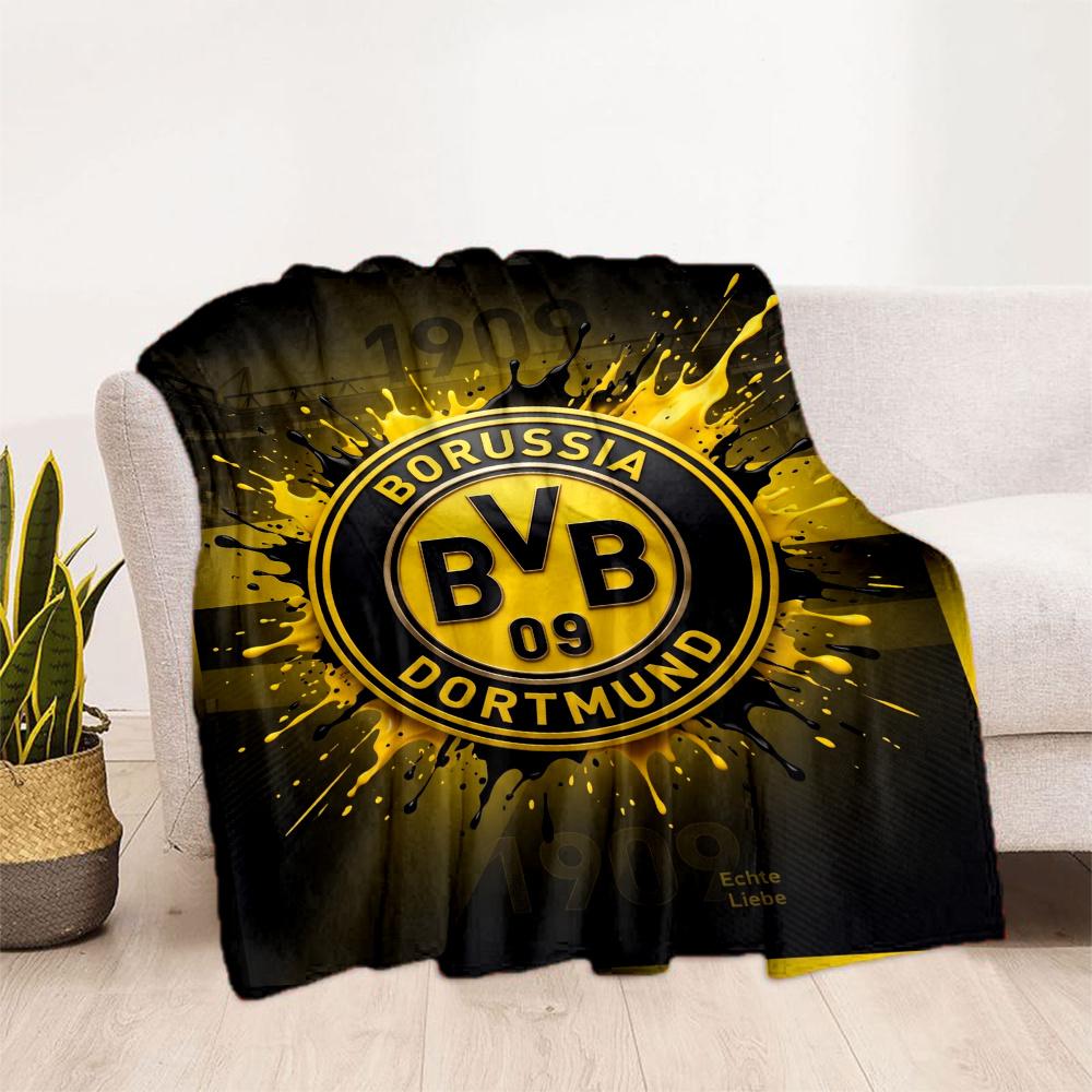 Bvb Borussia Football Fan Blanket Durable Comfort Great For Livingroom Bed Office Four Seasons Multipurpose Warmthful Decor