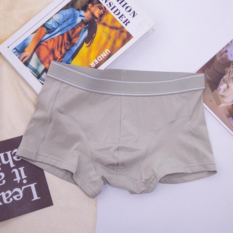 Men's Youth Boxer Shorts: Breathable, Comfortable Cotton with Double-Layered Inner Crotch for Spring & Summer