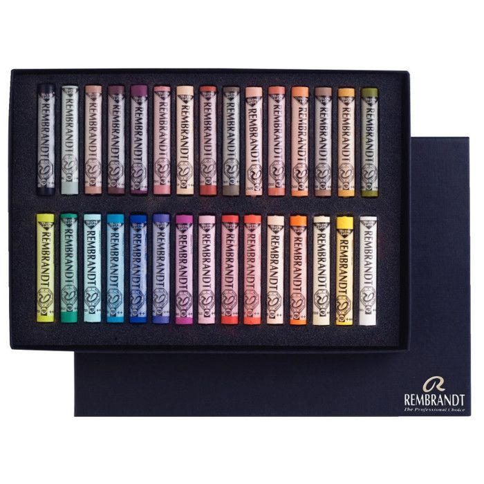 Coffret de pastels - Rembrandt - 30 pastels - Multicolore - Sélection portrait - Mixte