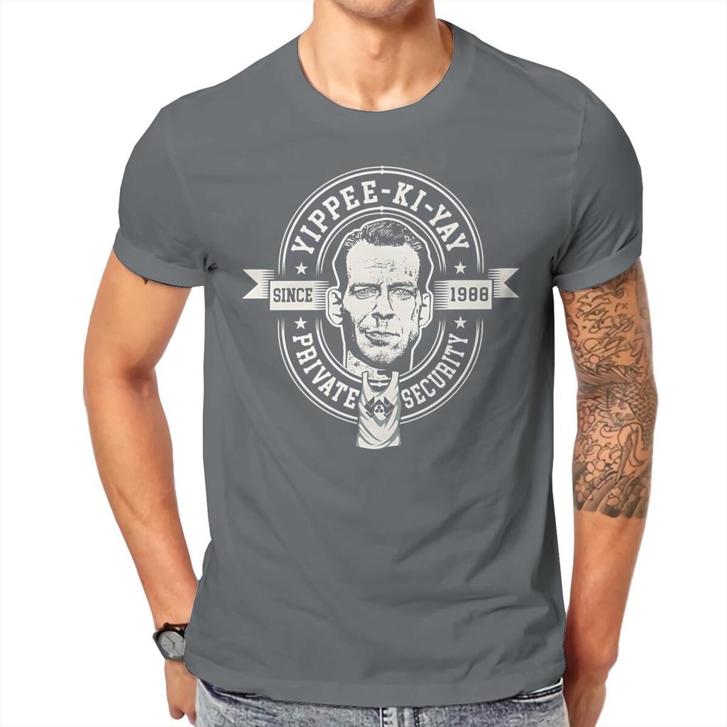 Die Hard Yippee Ki Yay Tshirt Homme Unisexs Tees Cotton T Shirt For Unisex
