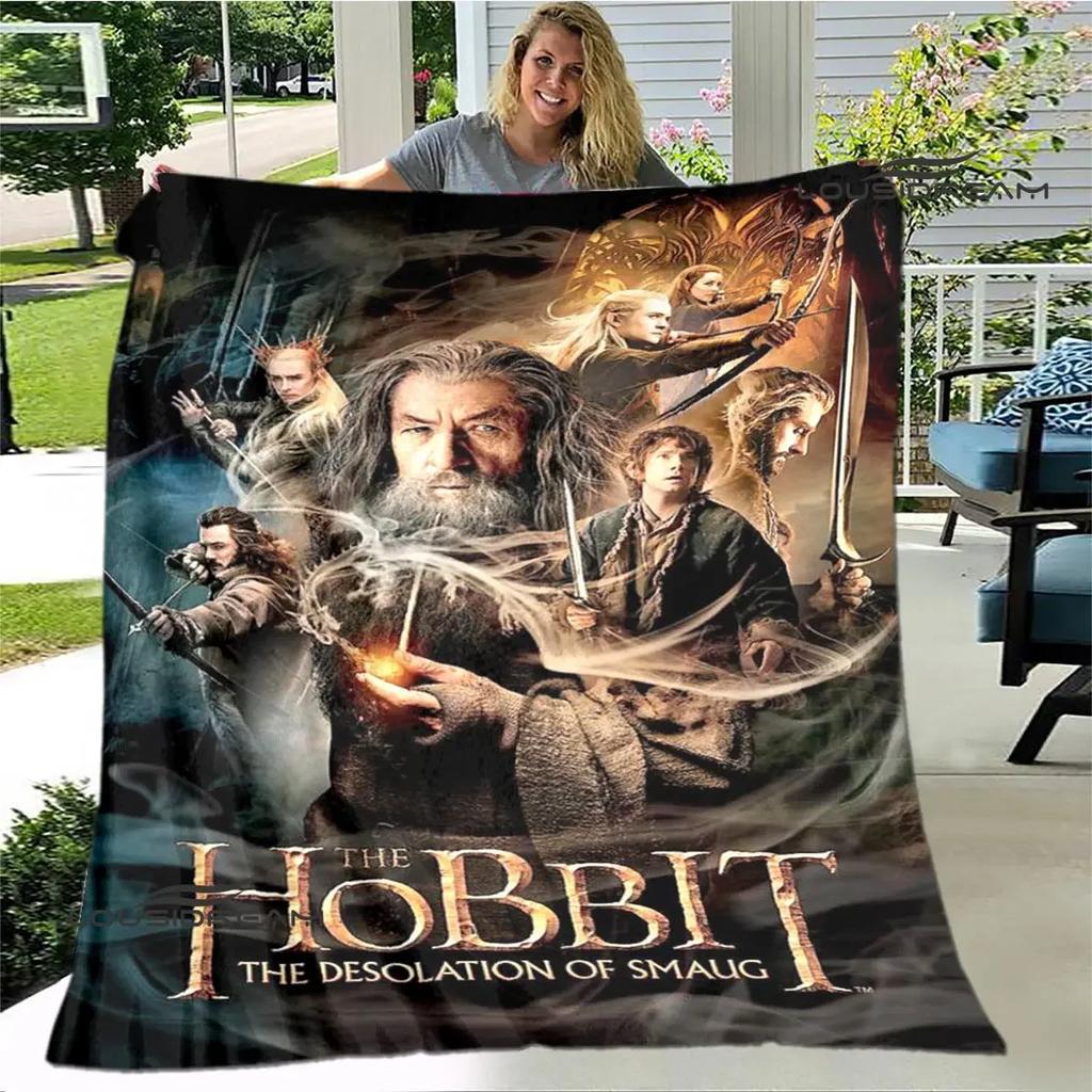 L-Lord of the Rings Printed blanket Flannel Warm Blanket Soft Comfortable Blanket Home Travel Blanket bed linings Birthday Gift