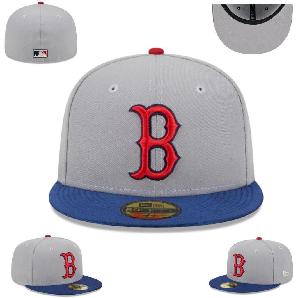 Boston Red Sox Klassische engan anliegende bestickte Baseballkappe mit Sonnenschutz
