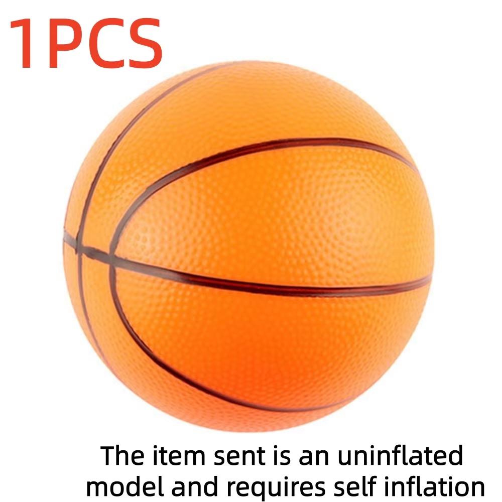 Juguetes de Pelotas Deportivas Inflables de Goma de 18 CM - Baloncesto y Fútbol Combinados de PVC Engrosado para Niños - Juego Exterior en la Playa - Pelotas Deportivas Elásticas