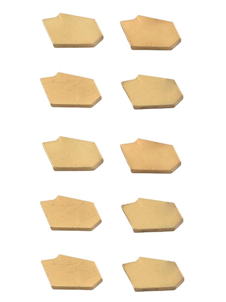 10 Pcs ZQMX 3N11-1E SP300 GTN-3, 3mm Cut-Off Grooving Carbide Inserts CNC Tools