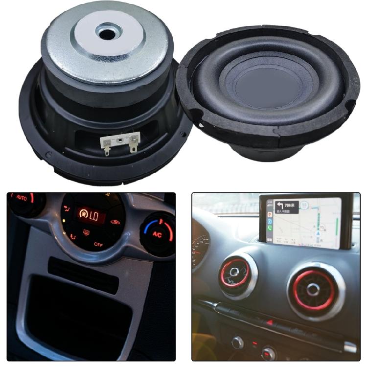 4Ohm 6.5inch Speakers Subwoofer Car Stereo Speakers Vehicle Door Music Stereo Full Ranges Frequency Subwoofer Loudspeaker
