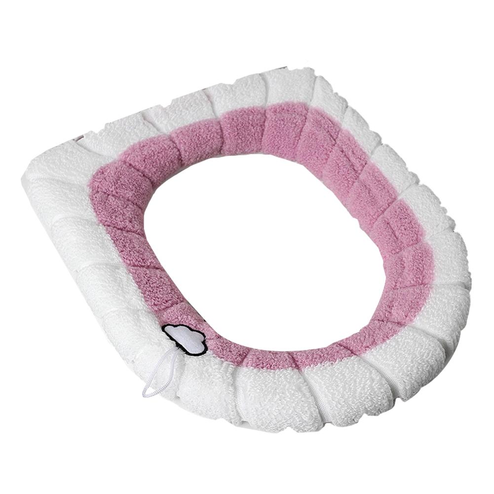 Toilet Seat Cover Closestool Lid Mat Polyester Material Soft Cushioning