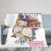 Relax Rugrat Pile Up Anime Cartoon Kids Blanket Merch Sofa Decorative  Throw Blankets Soft Velvet for Travel
