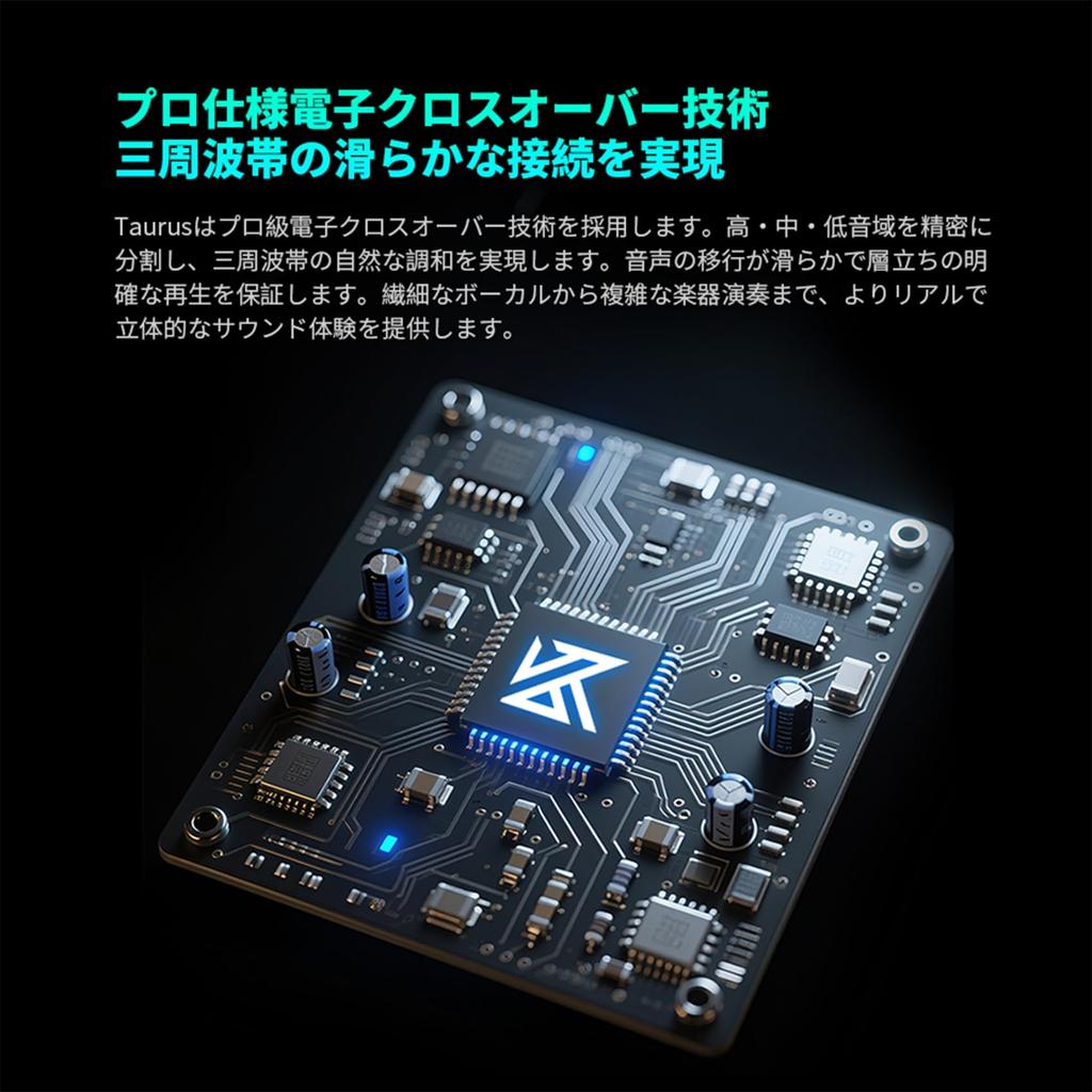 KZ Taurus Gaming Earphones, Wired Earbuds, 2DD 8mm Dynamic Drivers, Professional Electronic Crossover Technology, 6mm Dual Mic, KZ Earphones,