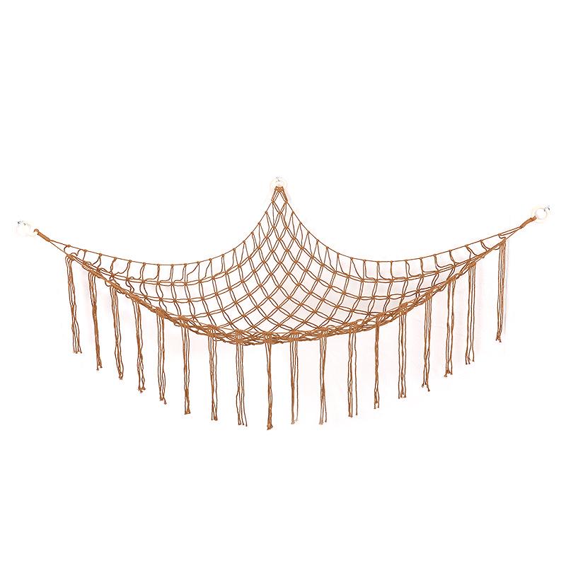 Cross-border Children's Handmade Cotton Rope Doll Storage Hammock