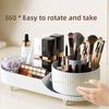 Rotating Large Capacity Cosmetic Display Case,Bathroom Counter Organizer Countertop Storage,Cosmetics Skincare Shelf Organizer