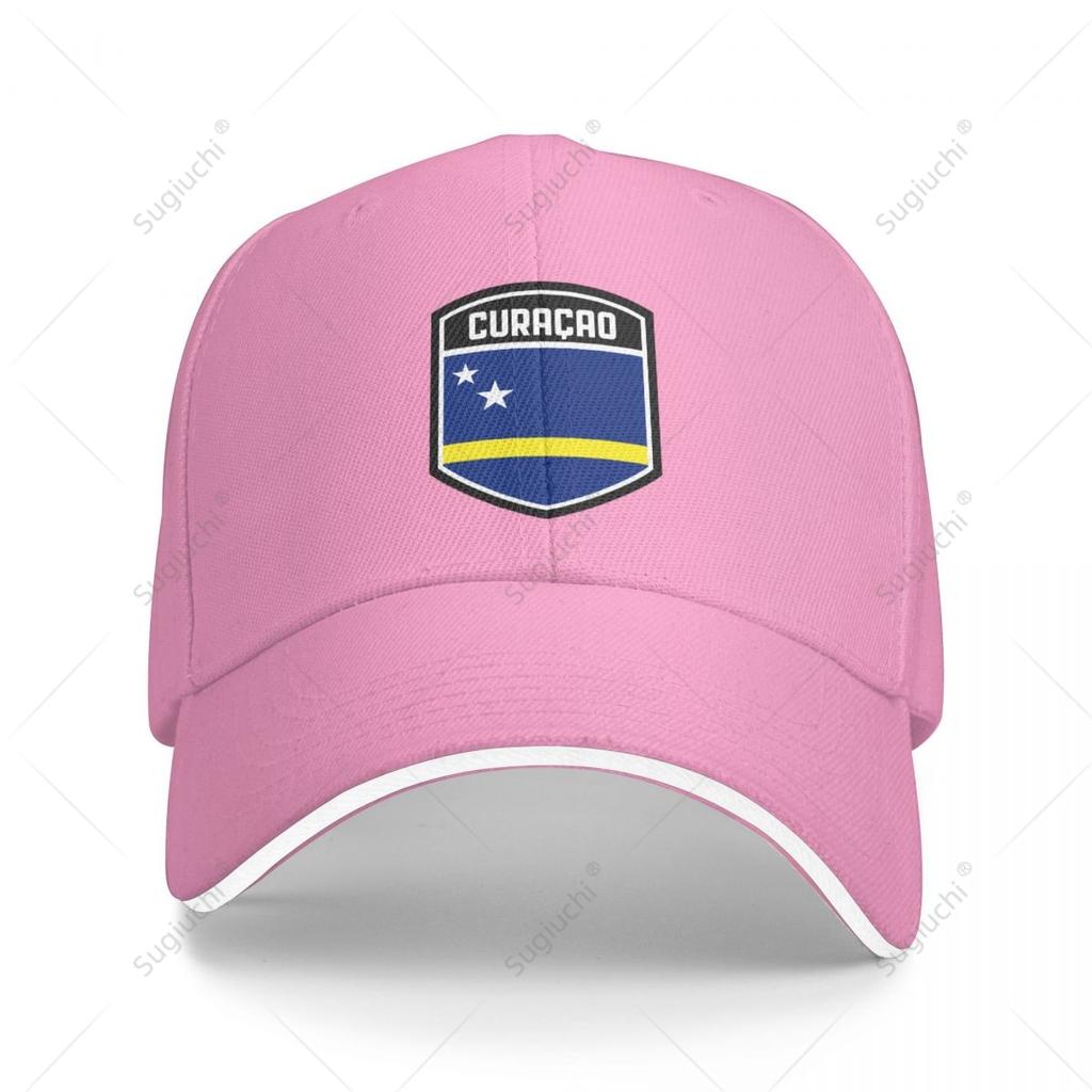 Multifunction Curacao Flag Shield Sandwich Baseball Cap Unisex Sports Casual Caps Golf Hat Fishing Outdoors