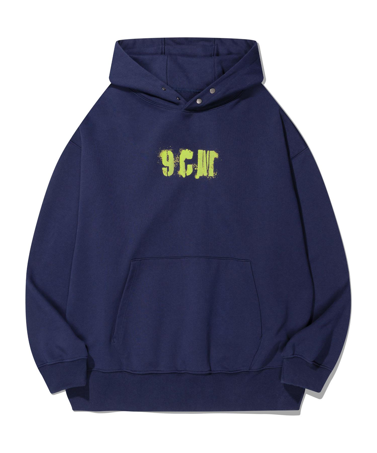 Divine Distance 9Cm Graffiti Hoodie [Navy] L