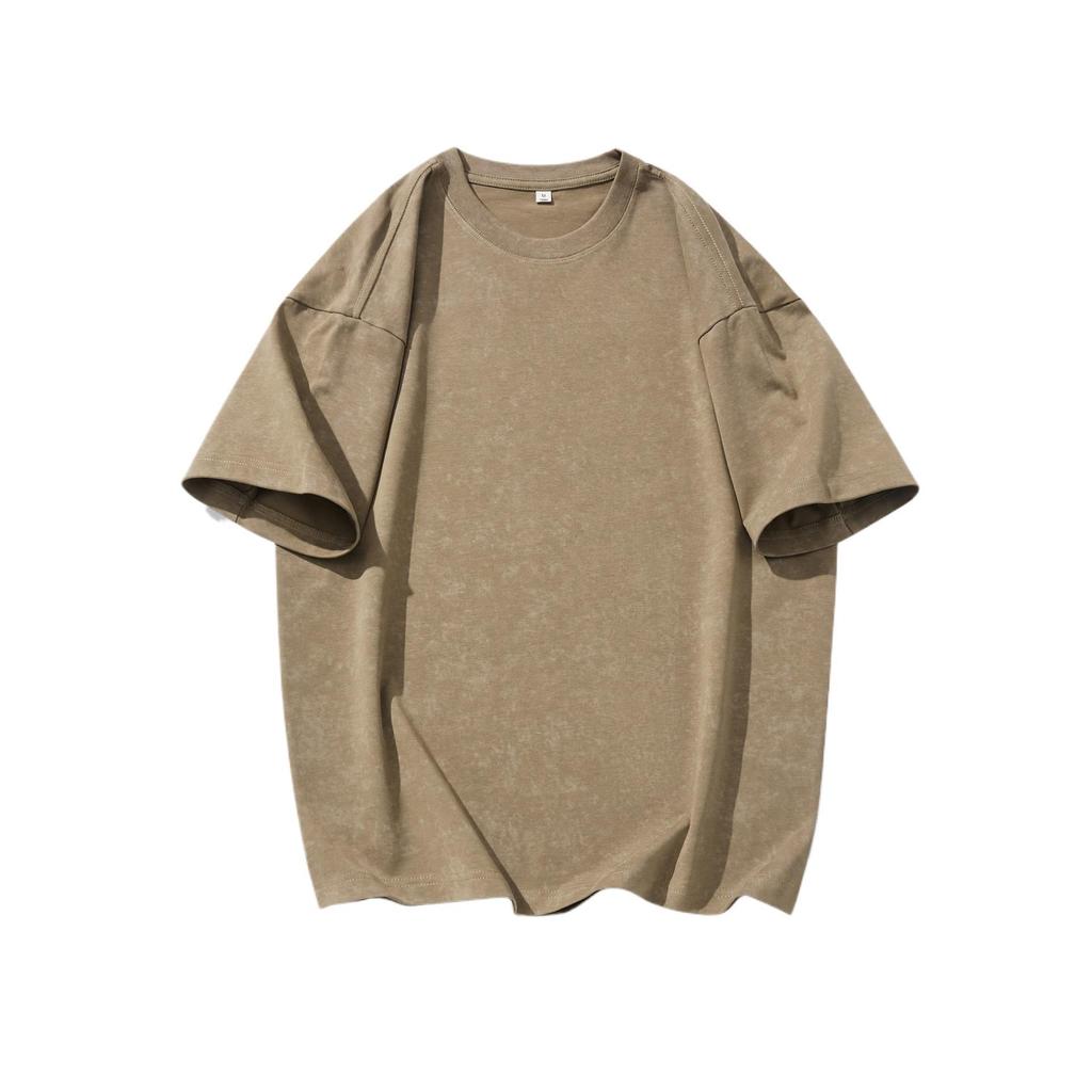 Short-sleeved T-shirt Men's Summer Dirty Top Loose Round Neck Half-sleeved Shirt