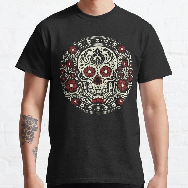 Day of the Dead Vintage Gift Retro Classic T-Shirt S-3XL 4XL