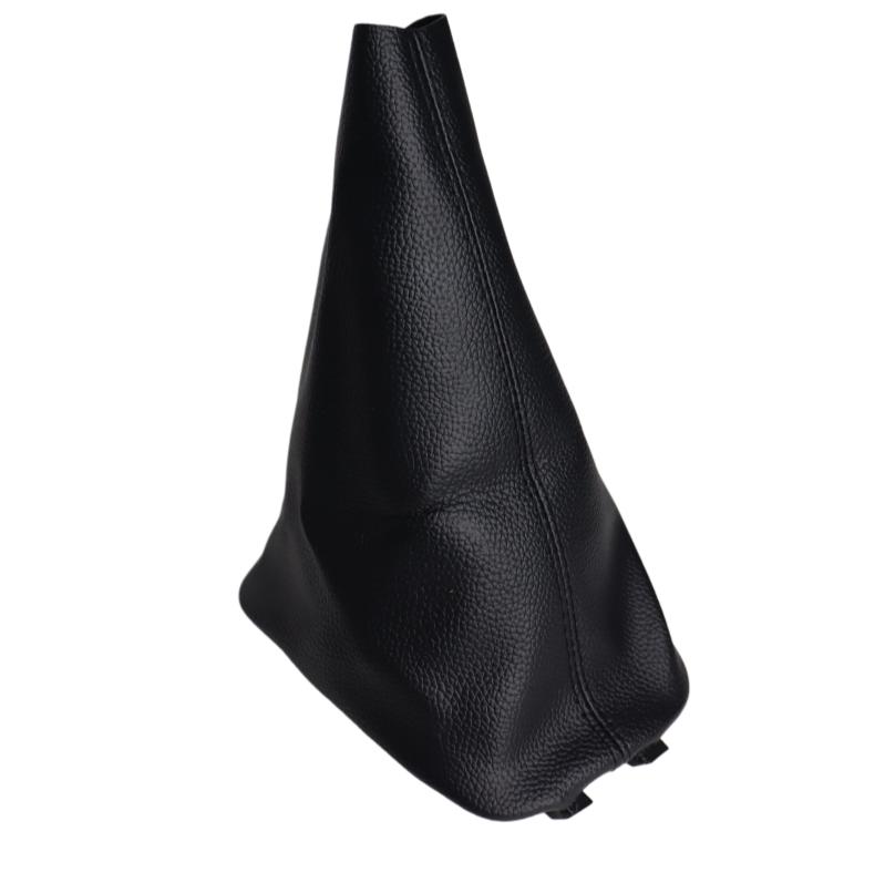 YISONG Universal Genuine Leather/PU Microfiber Coated Shift Knob Boot with Dust Cover for Chevrolet Sail Car 16*6*6 чёрный