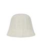 Bajal Va Applique Cable Knit Bucket Hat Ivory