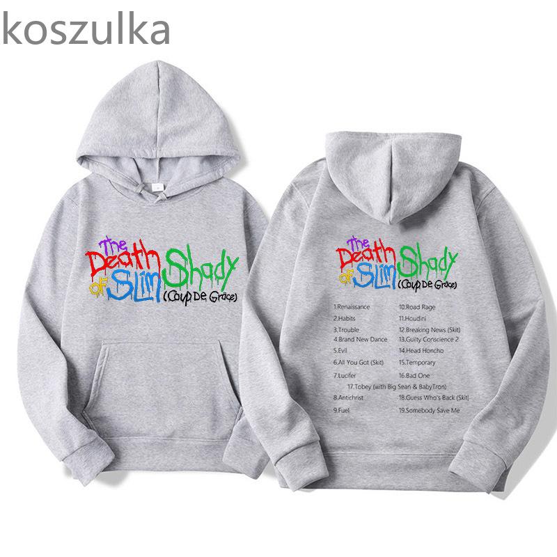 Eminem Houdini Tobey Hoodie Der Tod von Slim Shady Fans Harajuku Pullover Tops Sweatshirt Herbst Winter Unisex Mode Streetwear