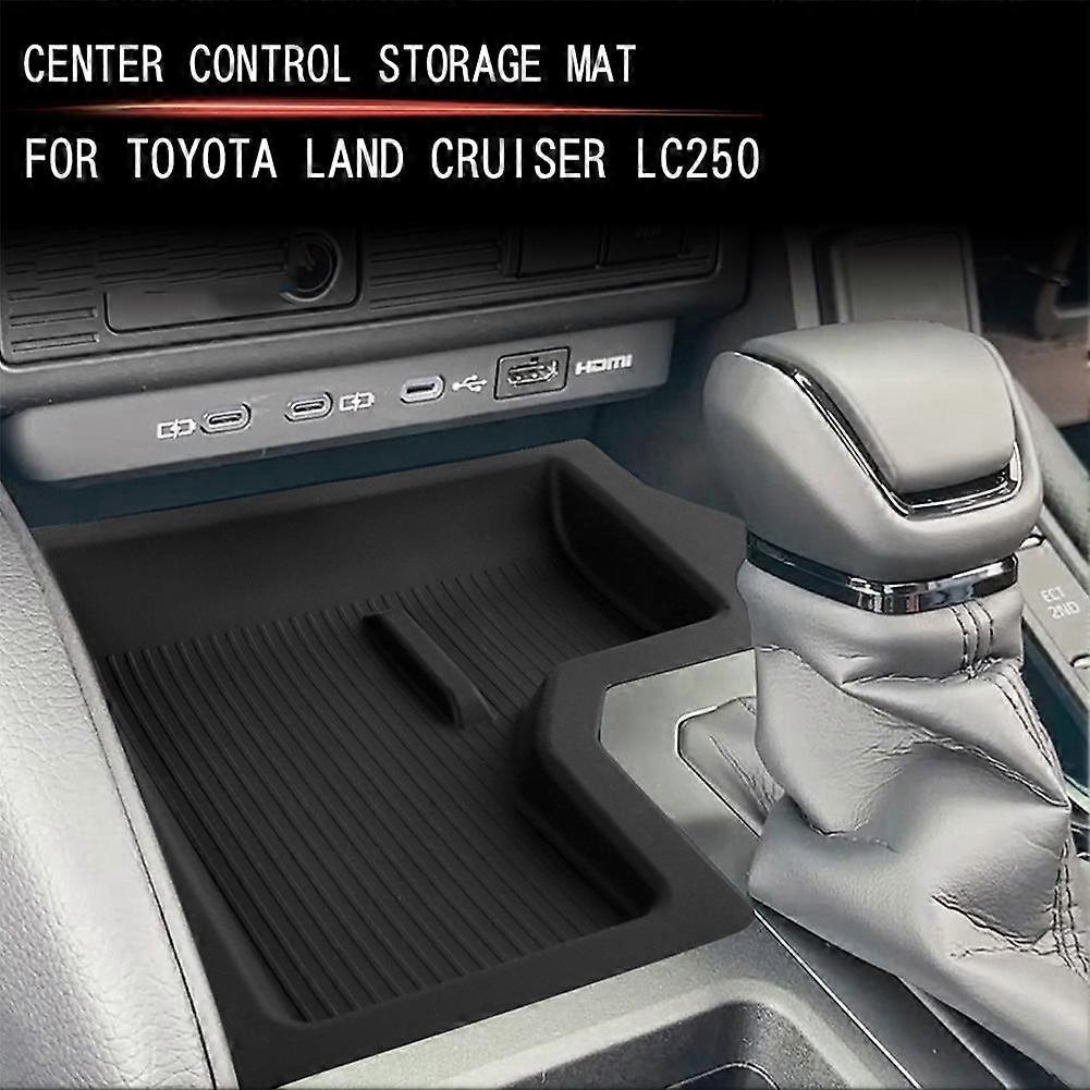 Applicable For 24 Toyota Prado LC250 Center Console Storage Silicone Pad Right Drive Low Configuration Without Wireless Charging