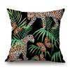 Dschungel Tiger Leopard Tiere Malerei Kissenbezug Heimdeko Kissenbezüge Dekorative Kissen für Sofa Kissenbezug