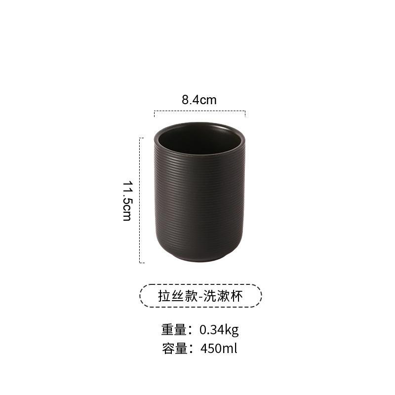 Creative Ceramic Toothbrush Holder Rinse Cup Bathroom Accessories Home Ceramic Rinse Cup Toothbrush Holder Hotel Home Decoration