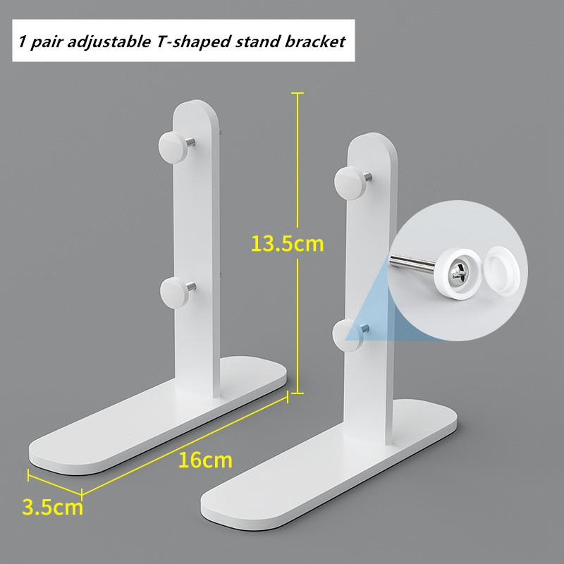 Punch-free Hole Board Vertical Desktop Wall Hanging Office Desk Storage Shelf Reading Room Desktop Kitchen Bathroom Storage Rack