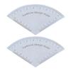 Reusable Eyebrow Shaping Ruler Adjustable Makeup Drawing Guide Eyebrow Design Ruler Portable Makeup Tool for Beginners Pros