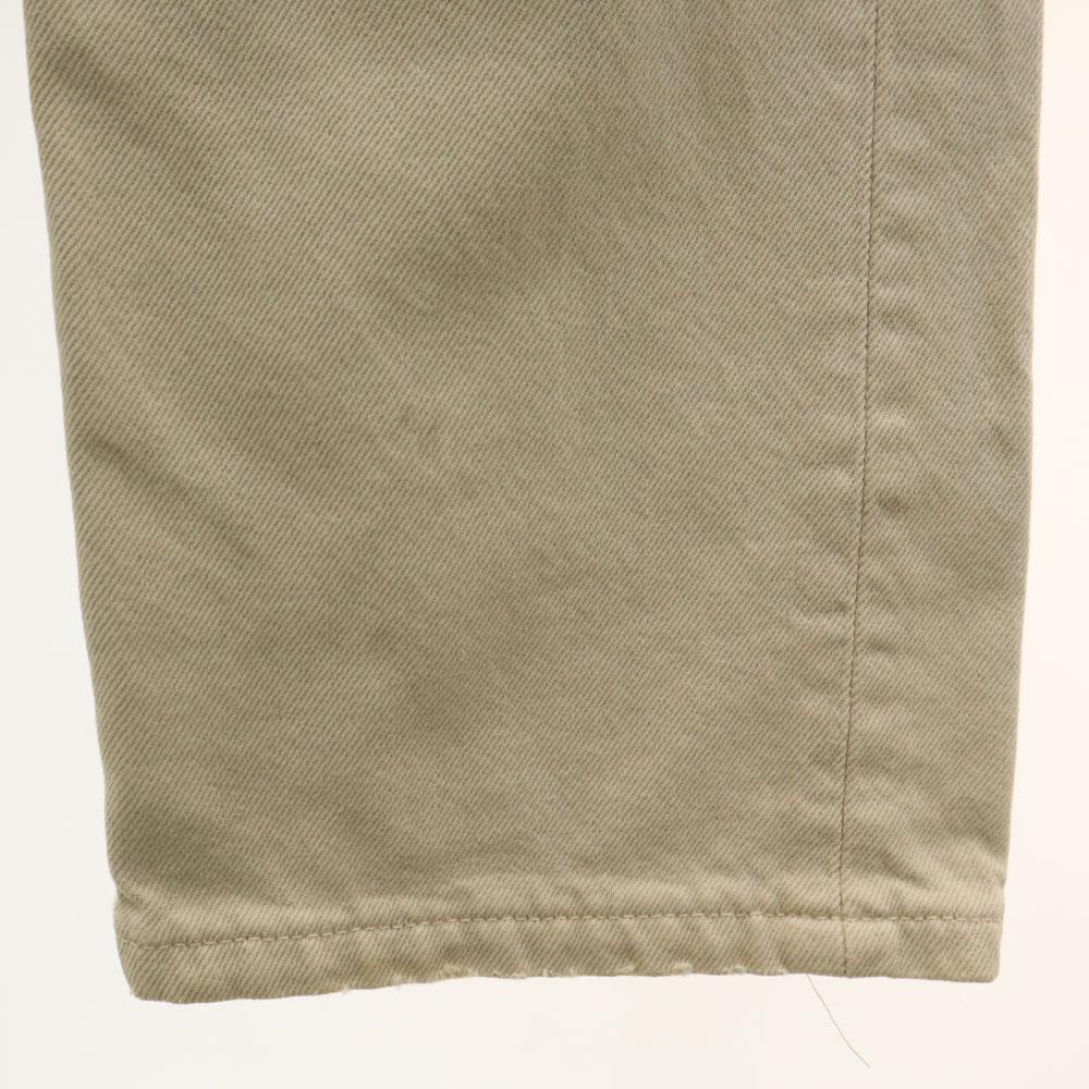 Levi's 90s 501 Euros Straight Cotton Pants W30 Beige Button Fly Men's Used
