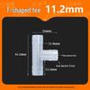 High-Temp Resistant Plastic Hose T-Connector, Quick Connect Fish Tank Accessory, PP Material